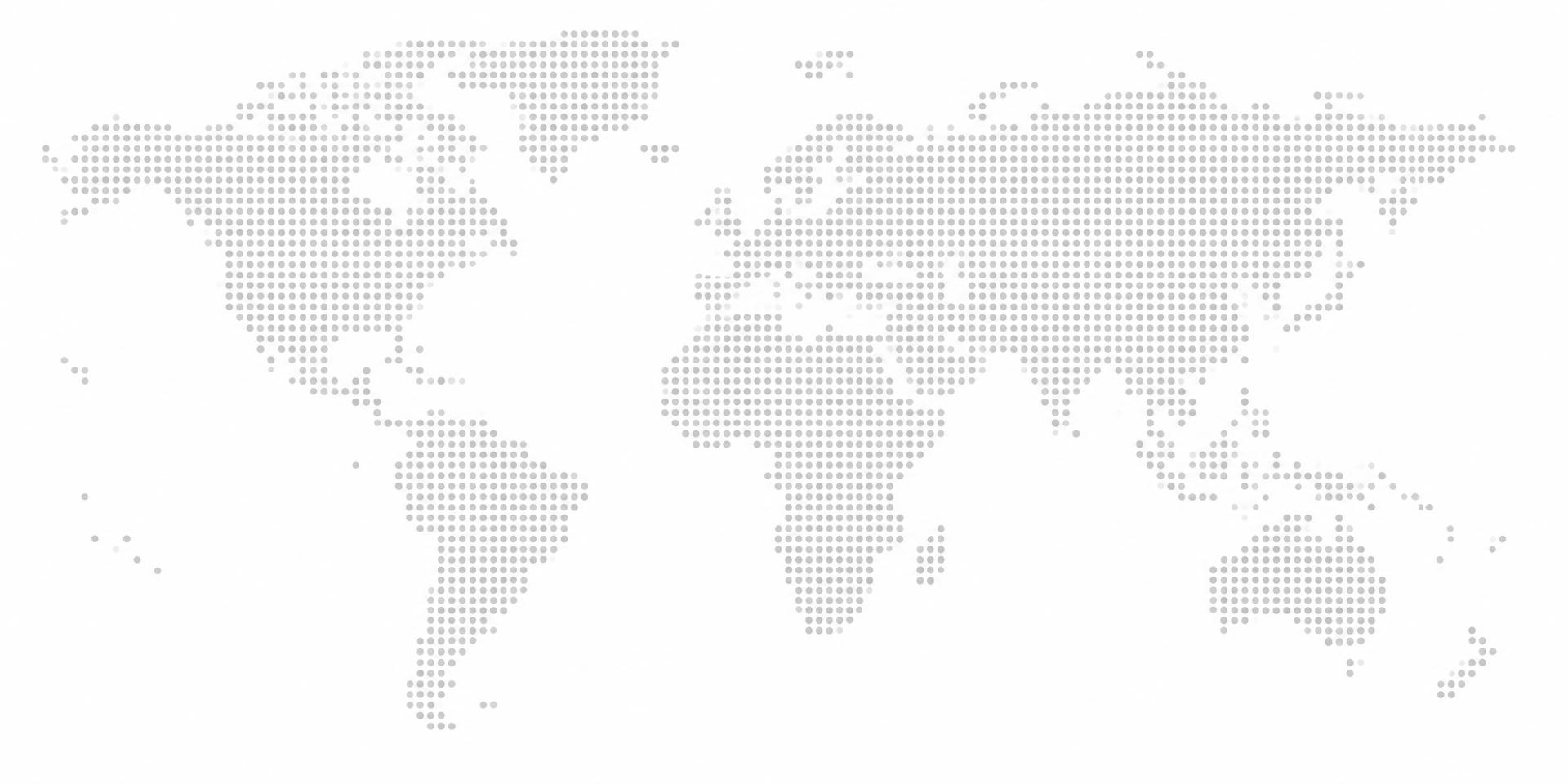 World map of Shor coverage